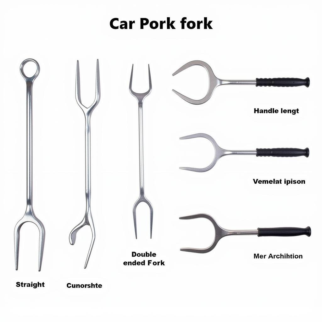 Different Types of Car Parts Fork Tools