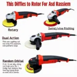 Different Types of Car Polisher Power Tools