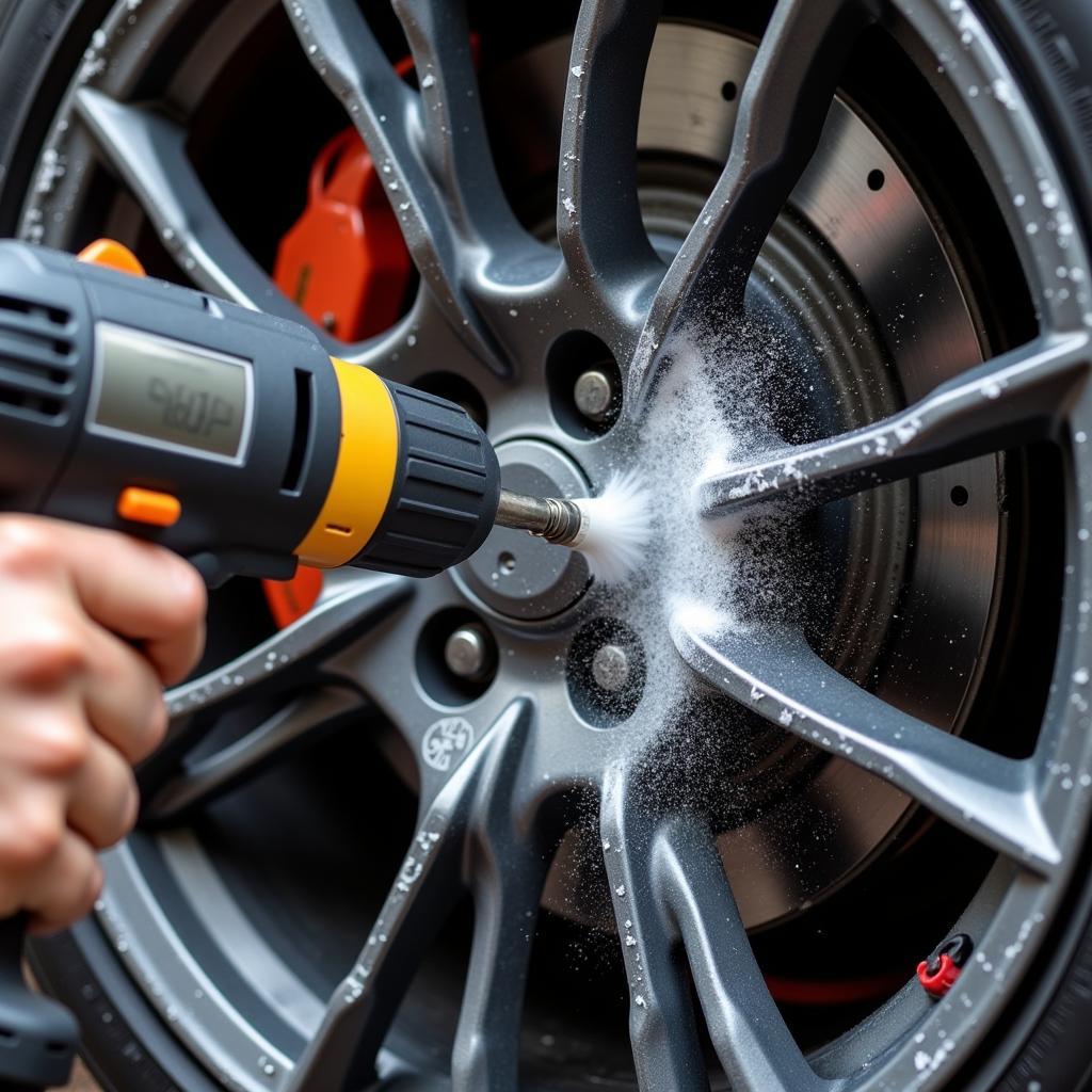 Car Power Brush Cleaning Wheel