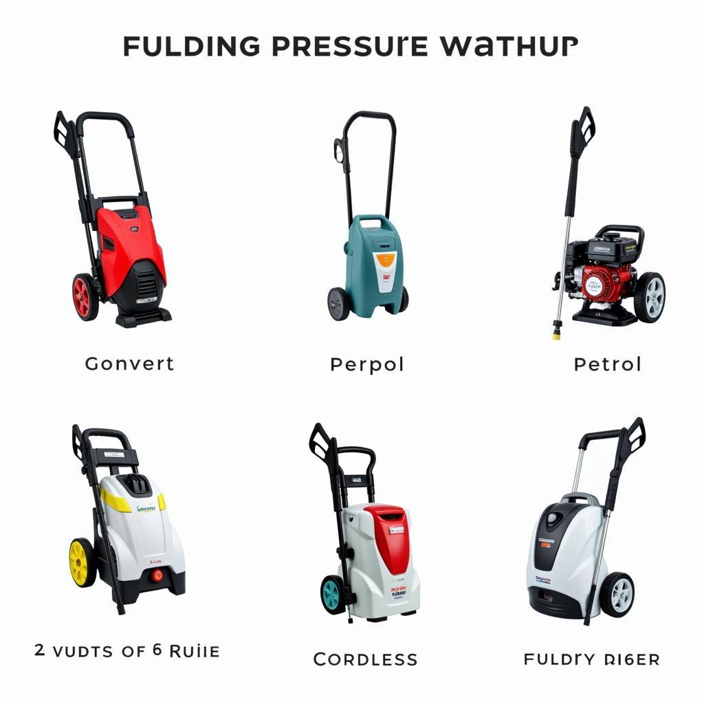 Different Types of Car Pressure Washers