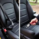 Car Seat Belt Cutter Tool in Action