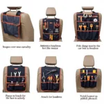 Different Types of Car Seat Tool Organizers