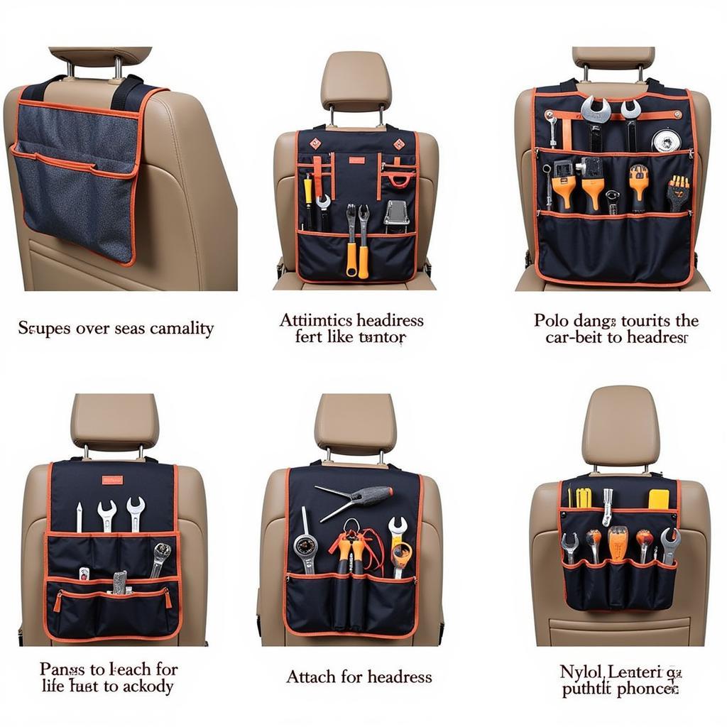 Different Types of Car Seat Tool Organizers