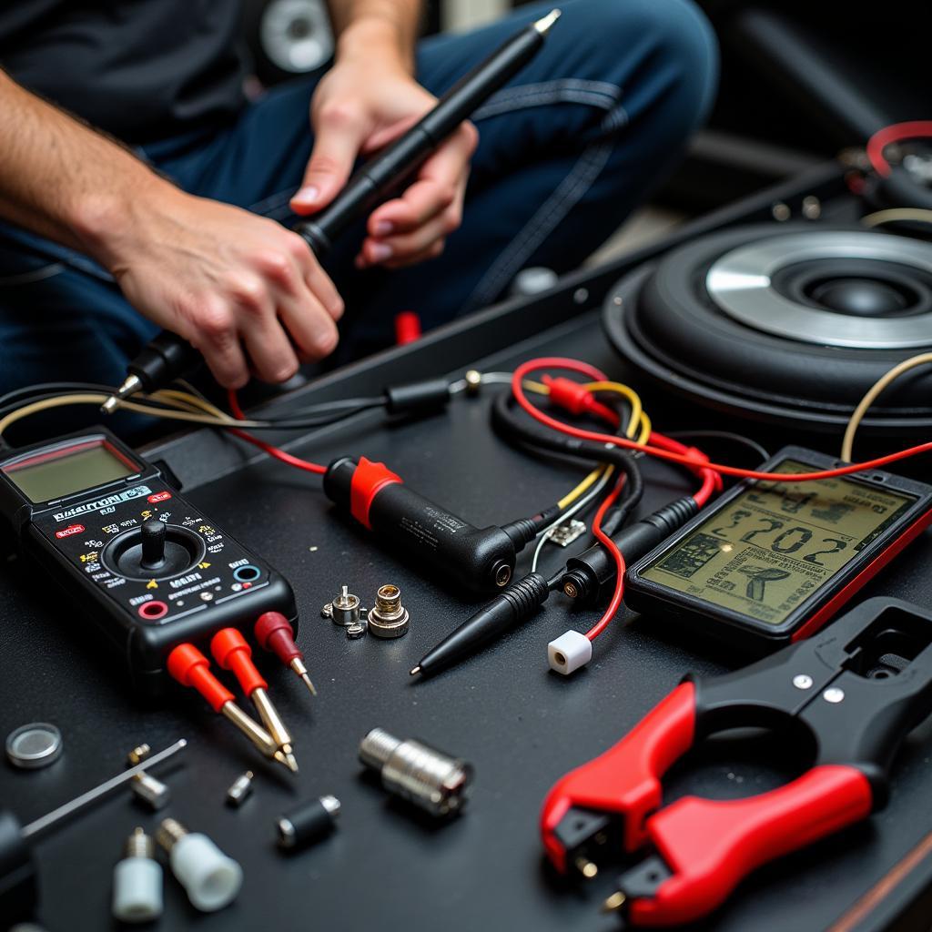 Installing a Car Stereo with Professional Tools