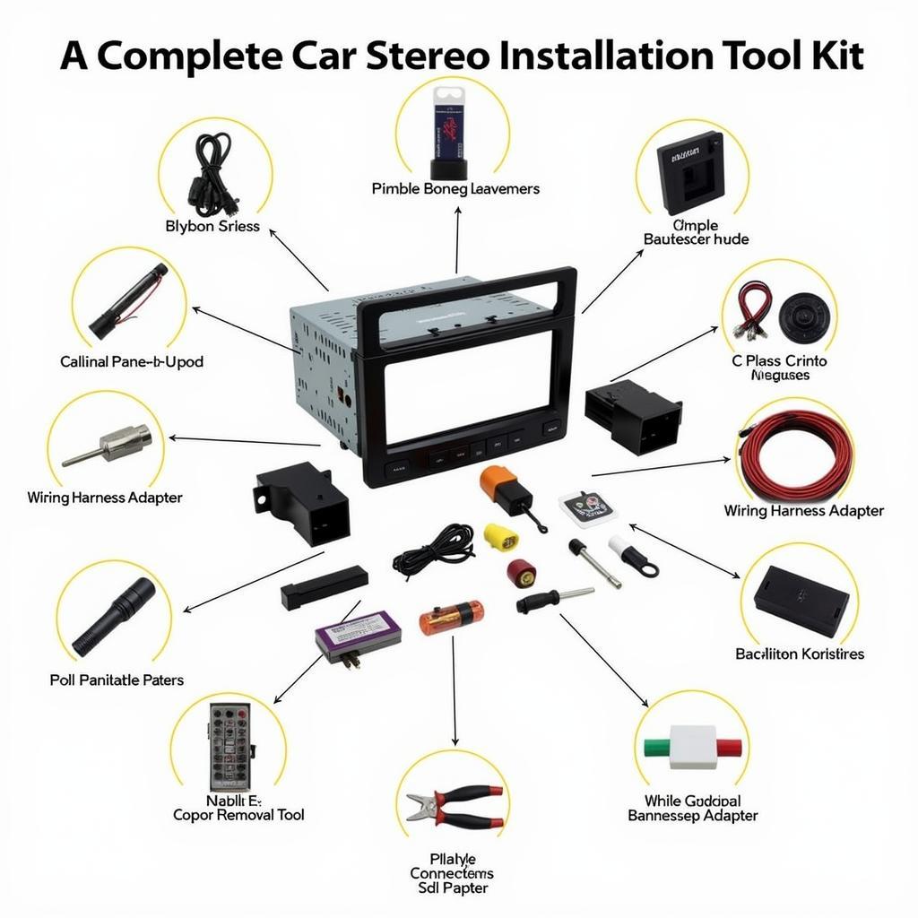 Complete Car Stereo Installation Tools Kit