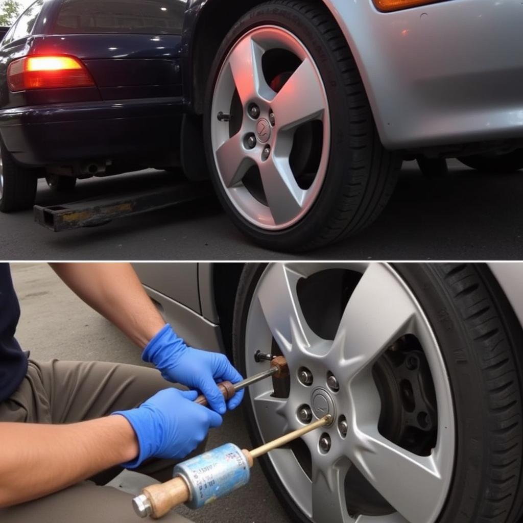 Safety Precautions for Car Tire Removal