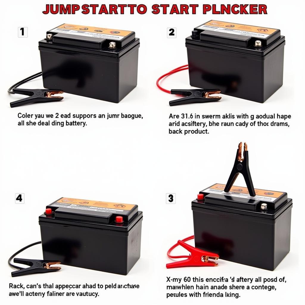 Using jumper cables to start a car