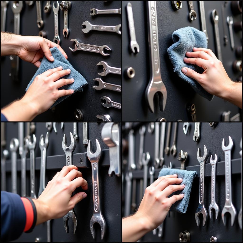 Maintaining a Clean and Organized Car Tool Kit Wall