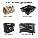 Car Tool Storage Options: Bags, Boxes, and Chests