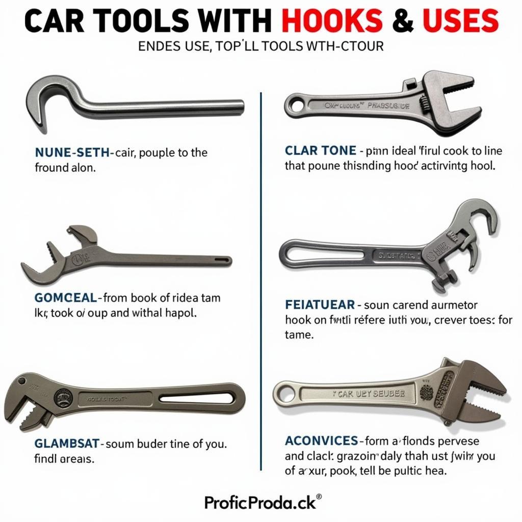 Car Tool with Hook Selection Guide