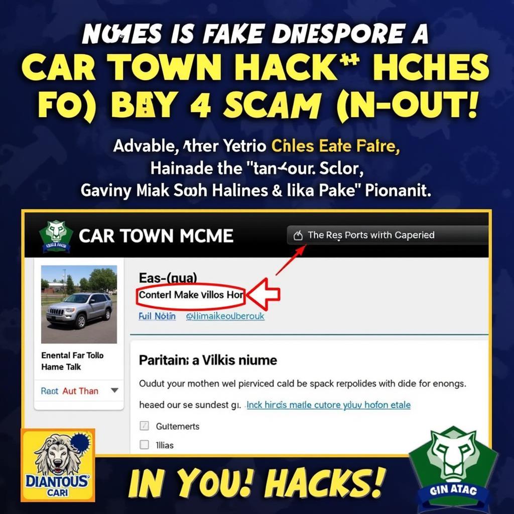 Avoiding Car Town hack tool scams