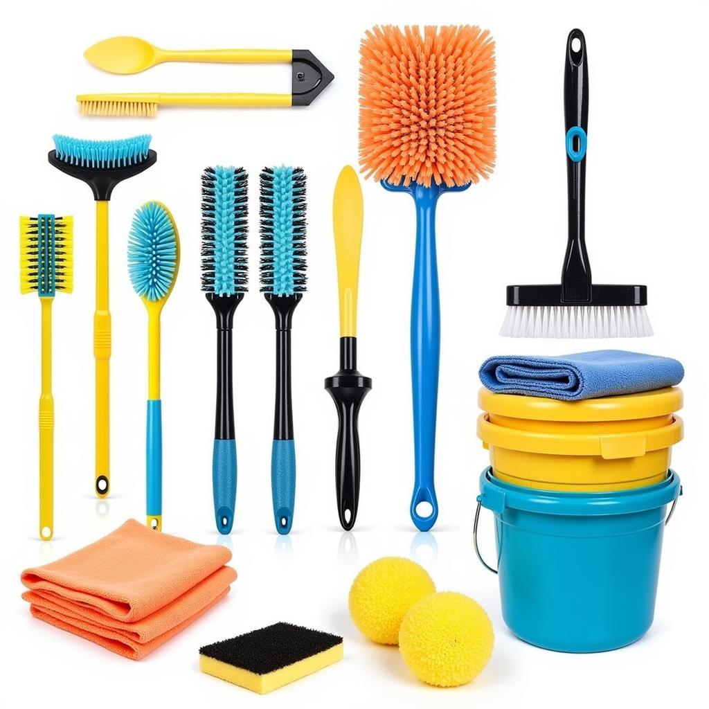 Essential Car Wash Cleaning Tools Kit