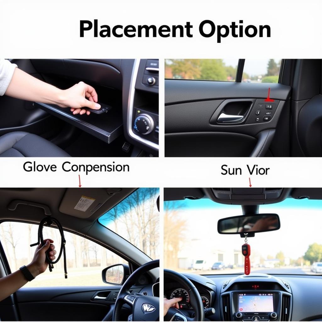 Car Window Breaker Tool Placement Options