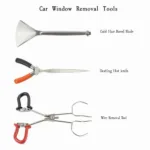 Types of Car Window Screen Removal Tools