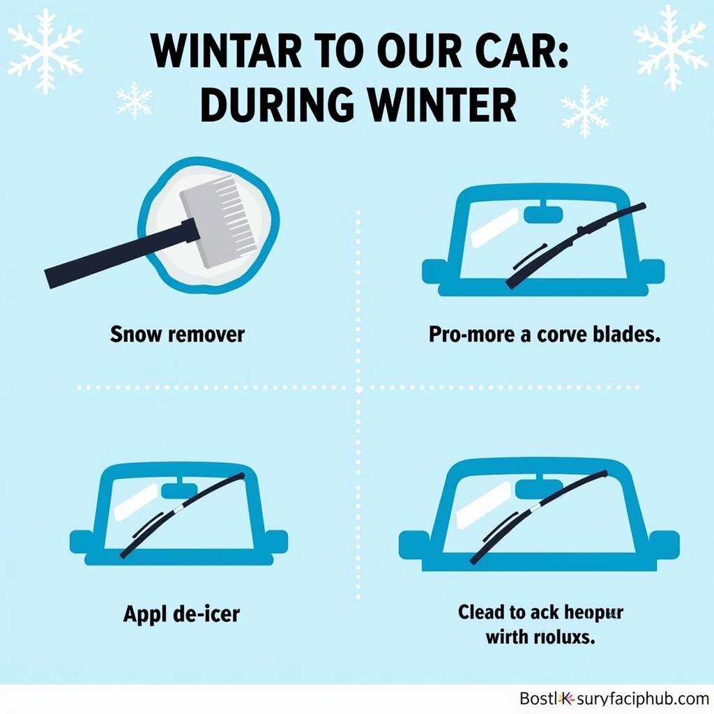 Car Windshield Winter Maintenance Tips