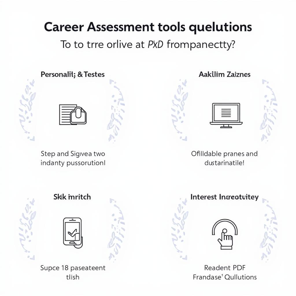 Downloadable Career Assessment Tools in PDF