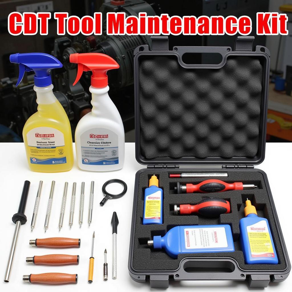 CDT Tool Maintenance Kit: Essential tools for cleaning and calibrating your diagnostic equipment