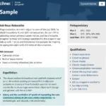 CITB Career Progression Tool Job Profile