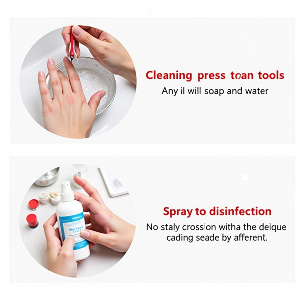 Cleaning and Disinfecting Nail Tools