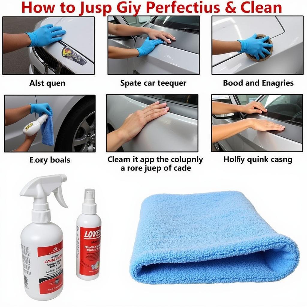 Cleaning Car Wrapping Tools