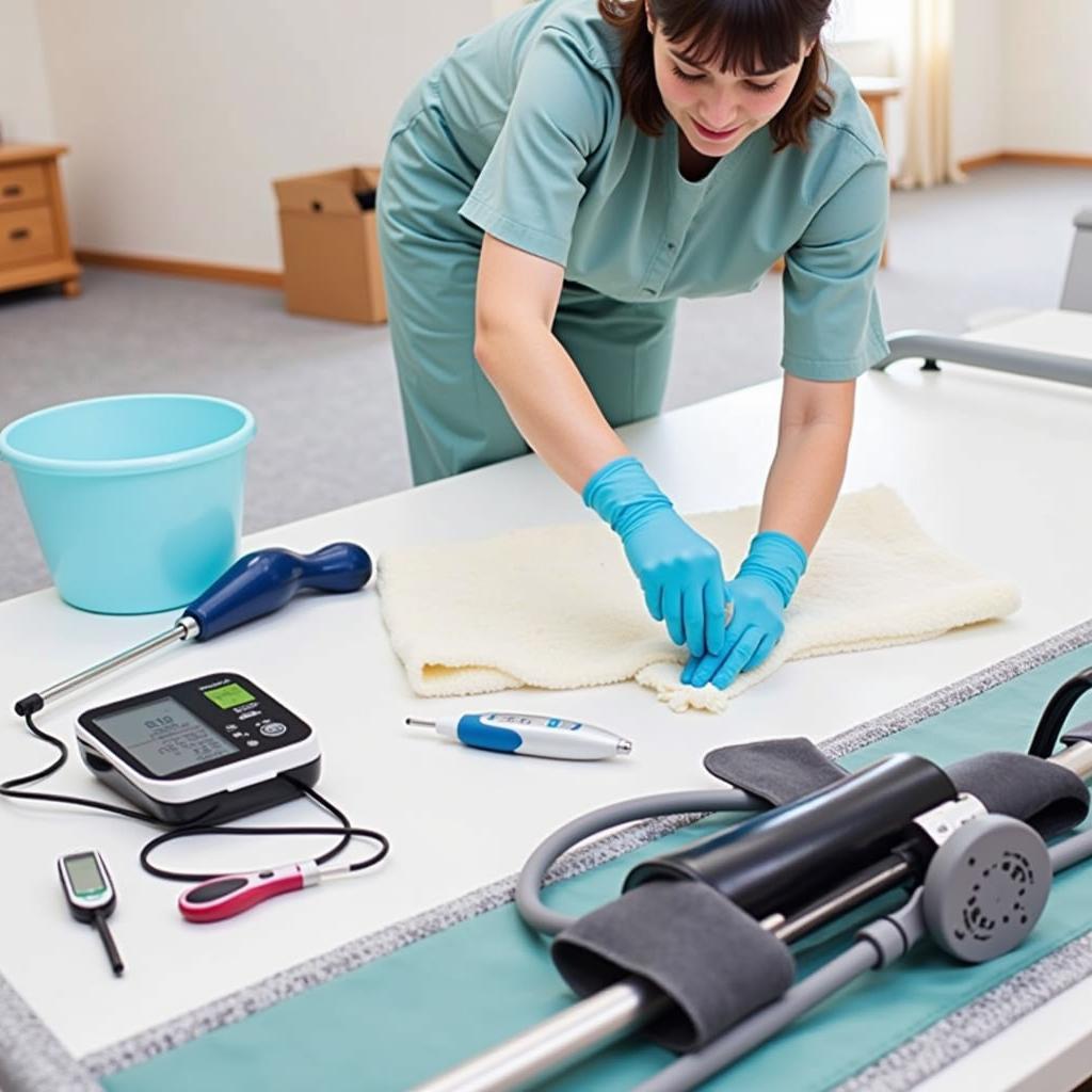 Cleaning Caregiving Tools