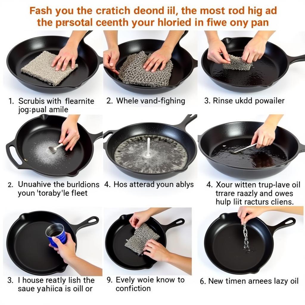 Cleaning a Cast Iron Pan