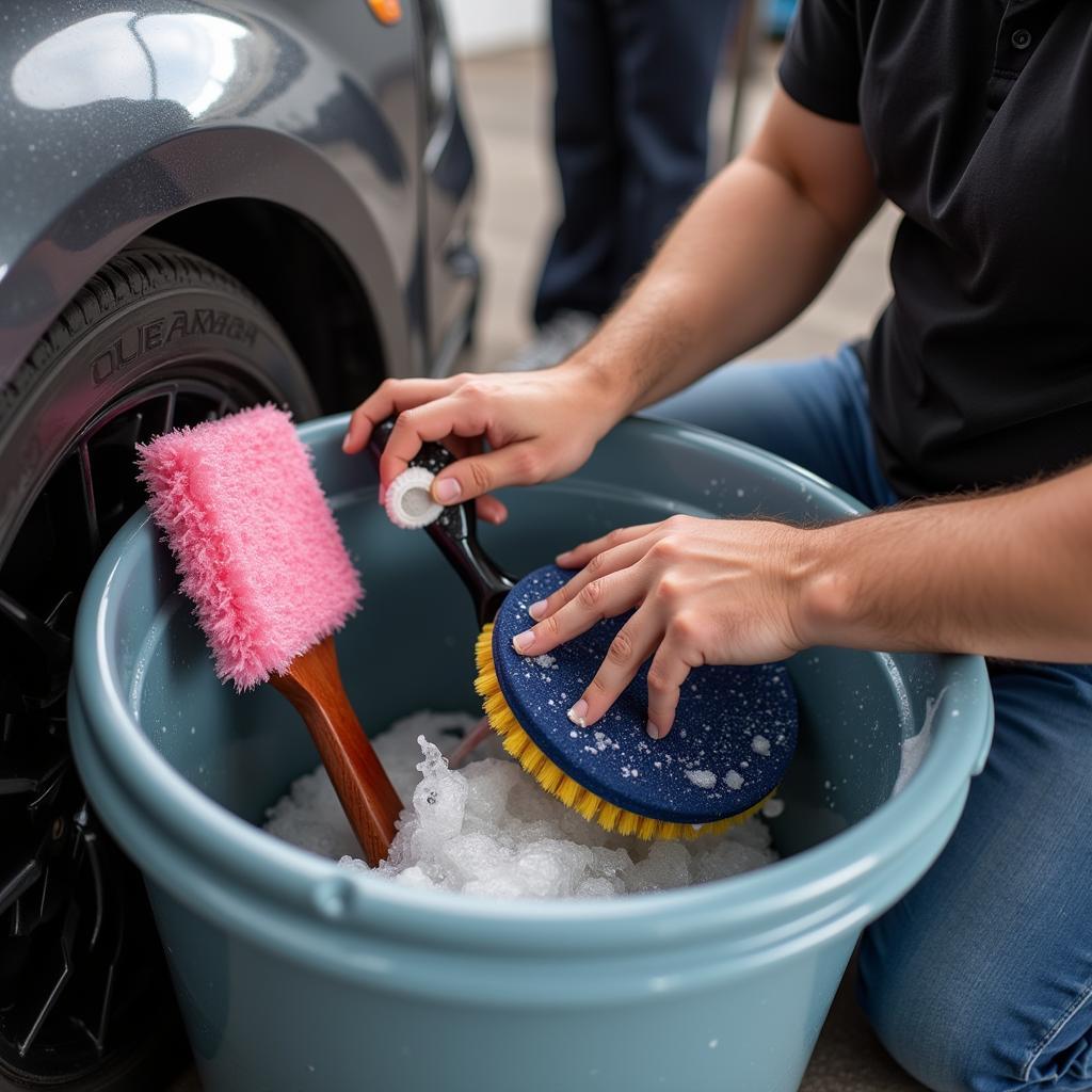 Cleaning Drill Attachments for Car Care