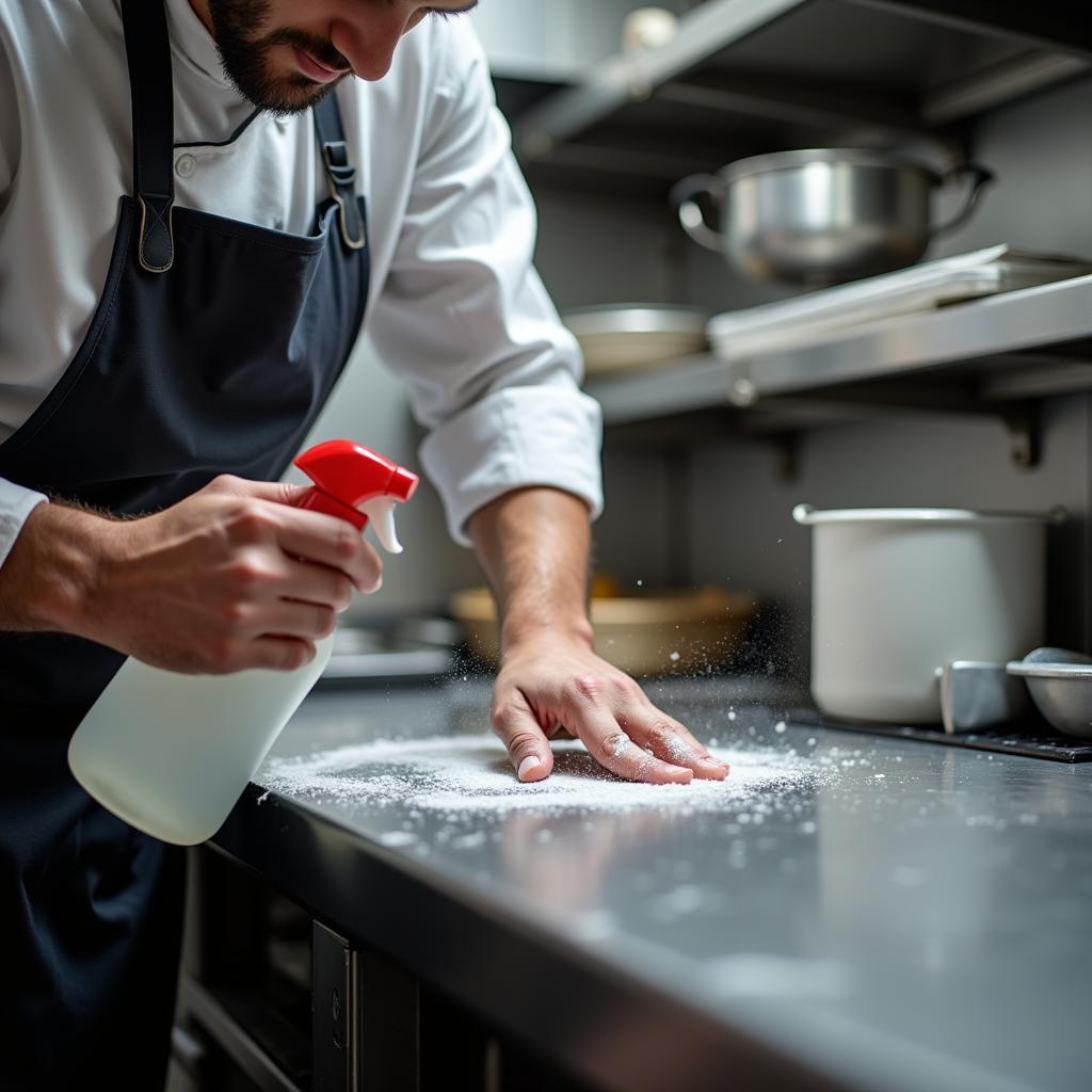 Cleaning Larder Equipment for Food Safety