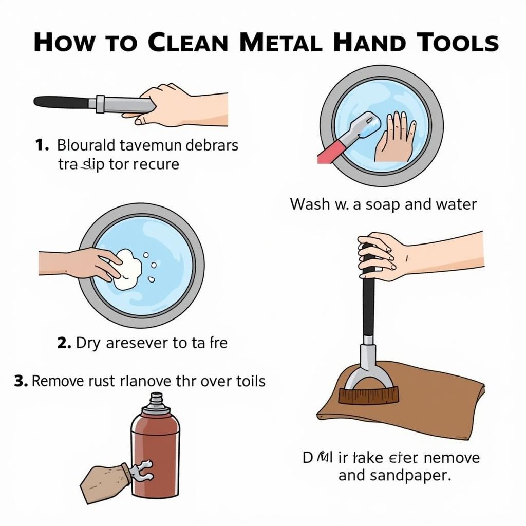 Cleaning Process of Metal Hand Tools