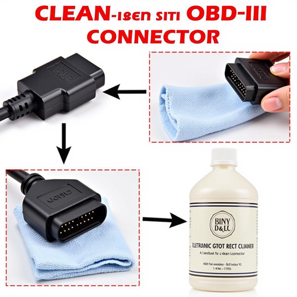 Cleaning an OBD Connector