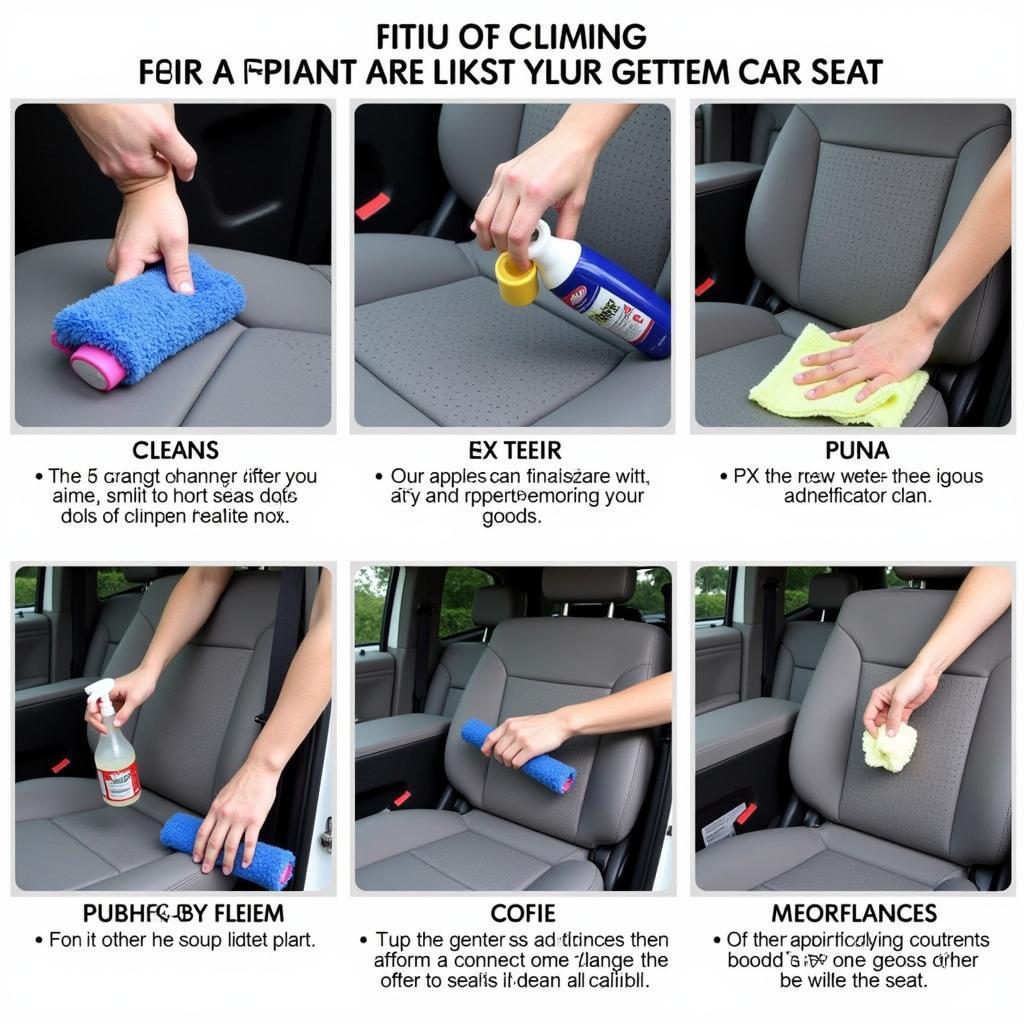 Step-by-Step Guide on Cleaning Perforated Car Seats