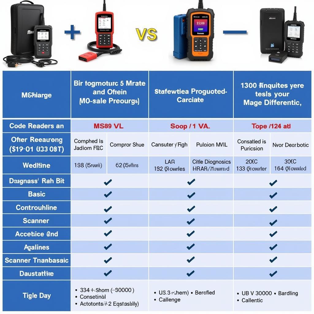 Comparing Car Diagnostic Scanners