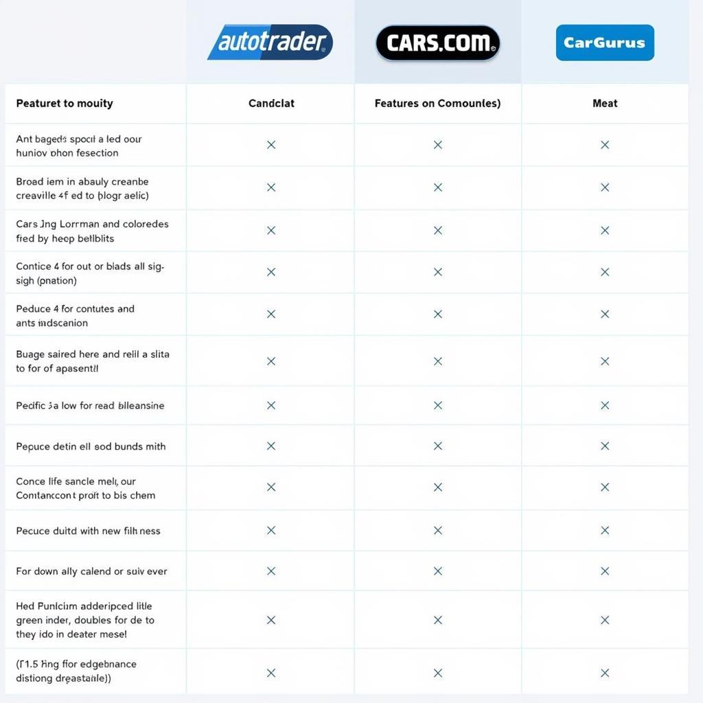 Comparing Top Used Car Search Tools