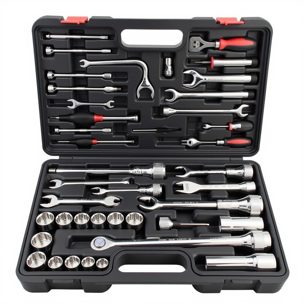 Comprehensive Car Mechanic Tool Kit for Various Repairs