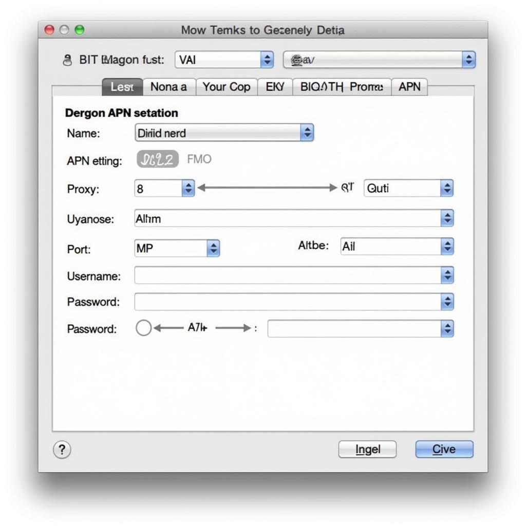 Configuring APN settings using Andromax Tools