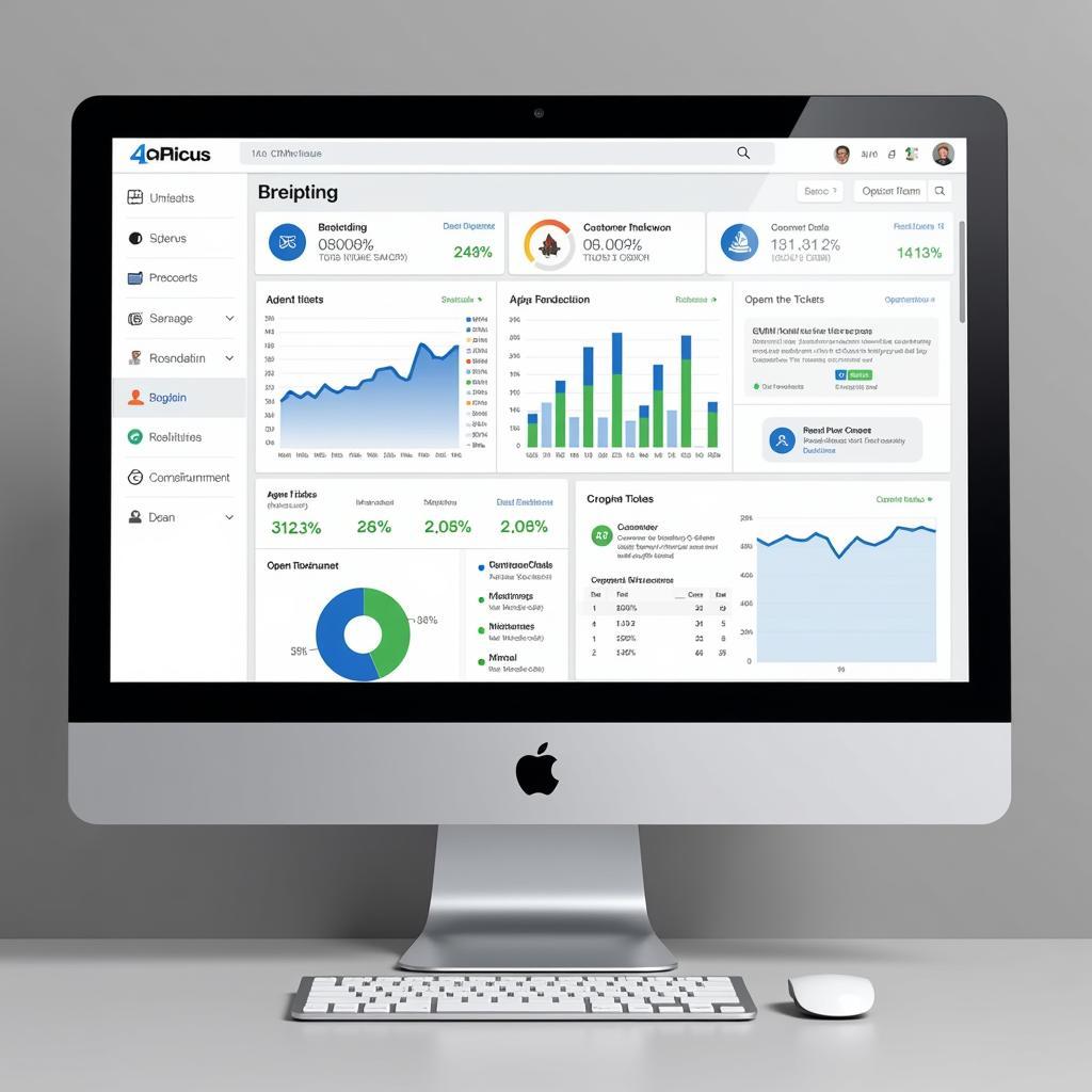 Enterprise CRM System Dashboard