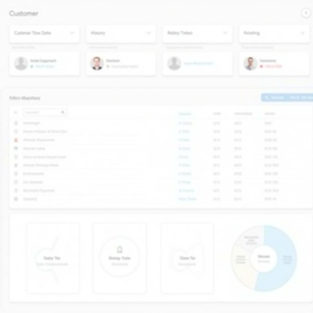 Customer Relationship Management System Dashboard