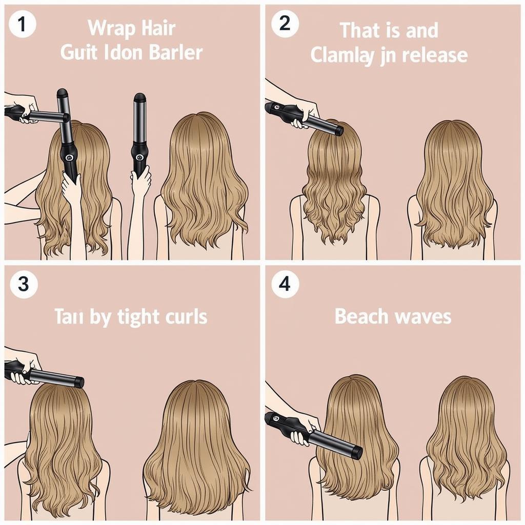 Different Curling Iron Techniques for Various Curl Styles