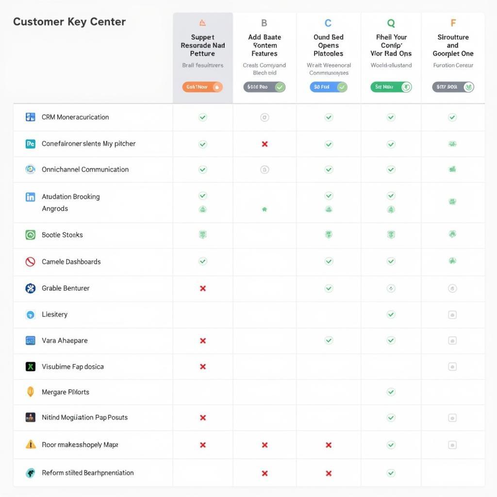 Customer Care Center Software Comparison Chart