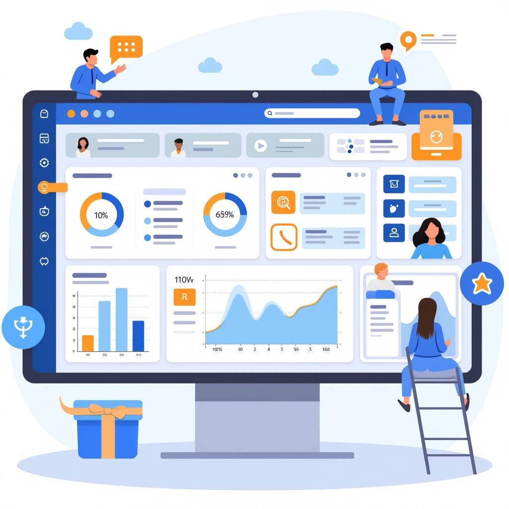 Customer Care Center Software Dashboard