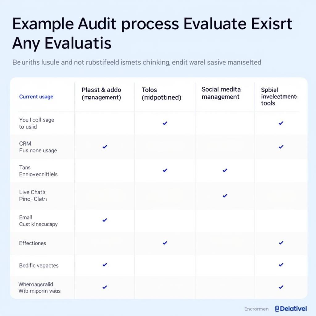 Customer Care Tool Audit