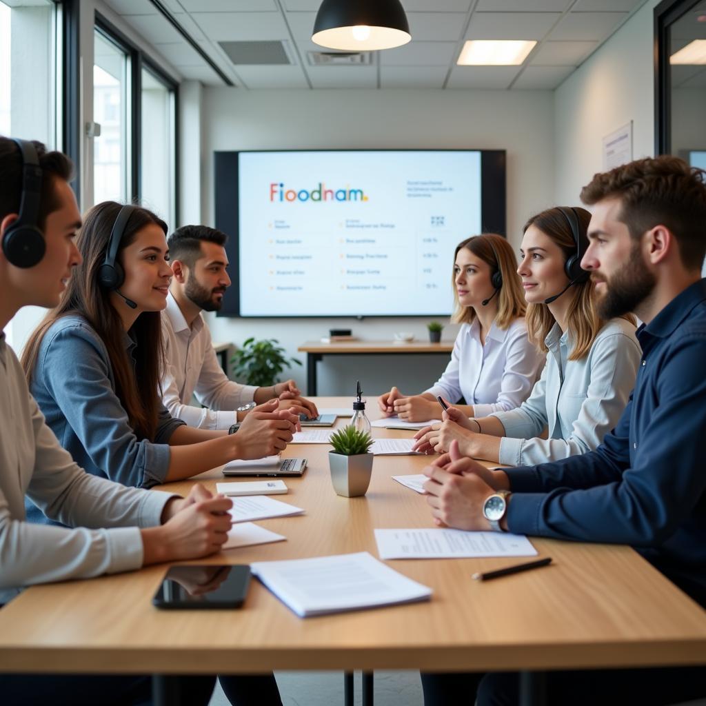 Customer Service Team Meeting