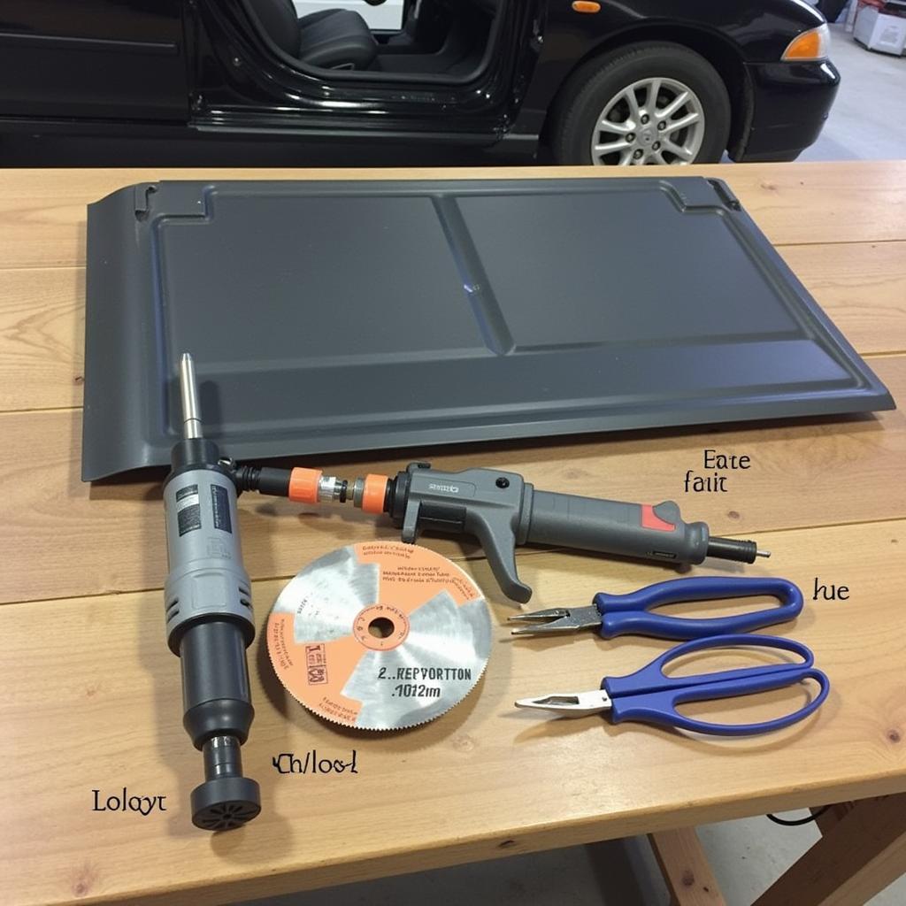 Cutting Sheet Metal from Car with Various Tools