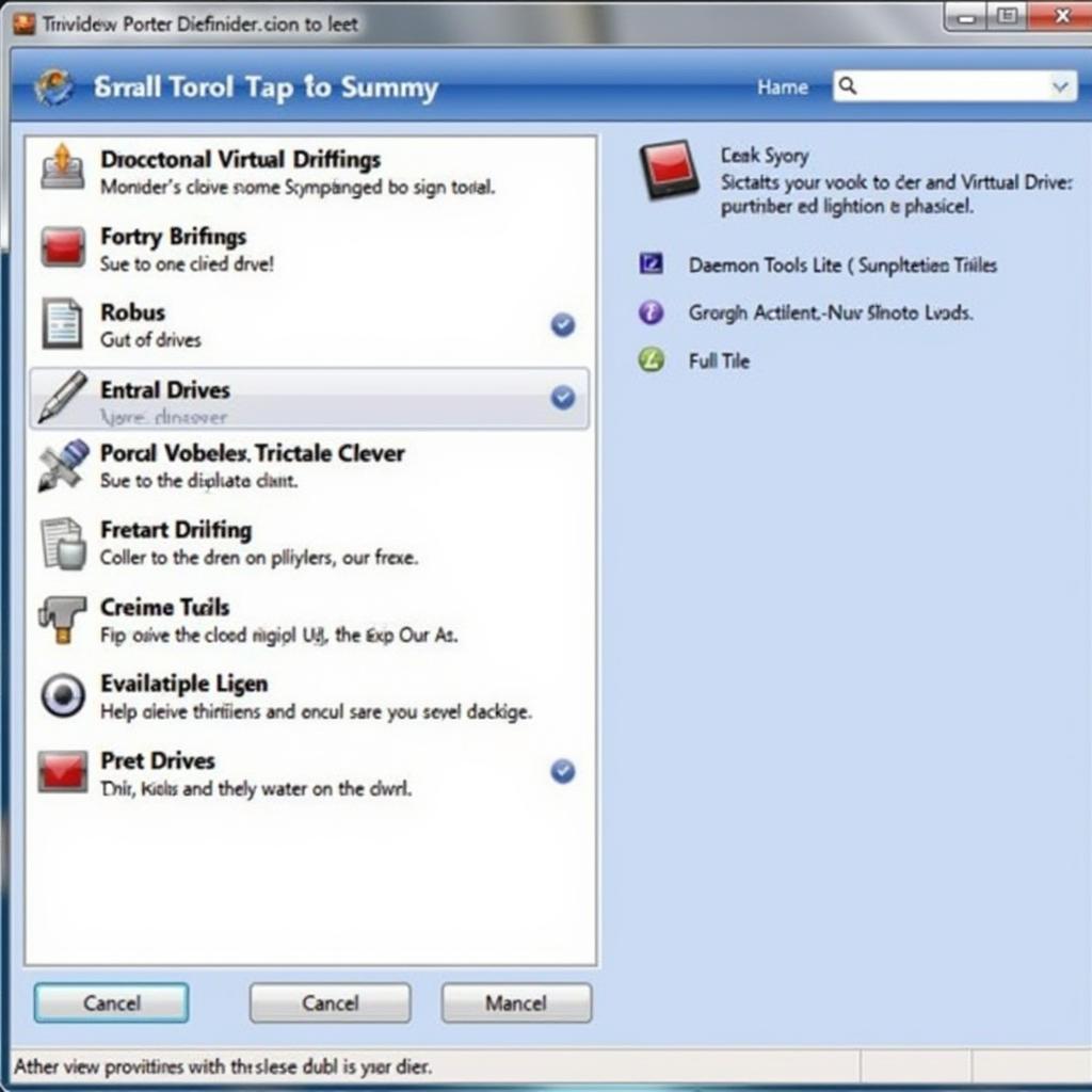 Daemon Tools Lite Main Interface