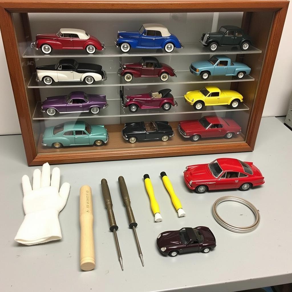 Diecast Display Case and Tools