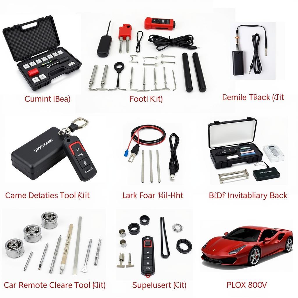 Variety of Car Remote Opening Tool Kits Available