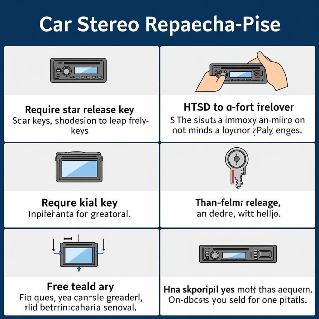 Different Car Stereo Removal Mechanisms