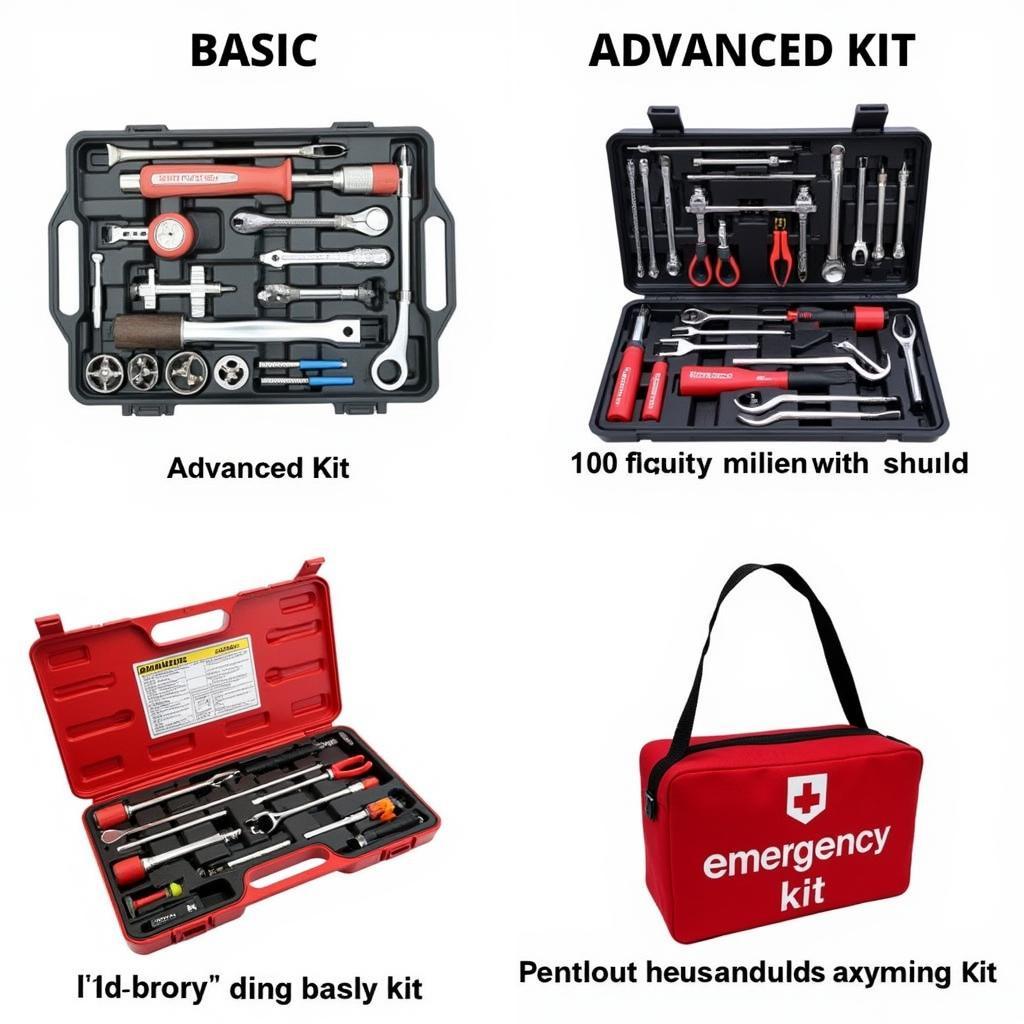 Variety of Car Tool Kits for Different Needs