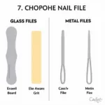 Different Nail File Types