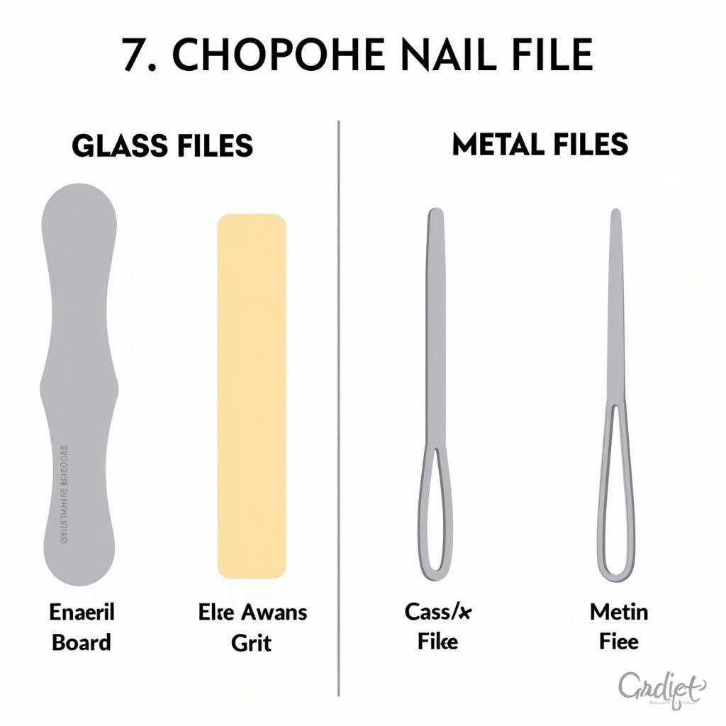 Different Nail File Types